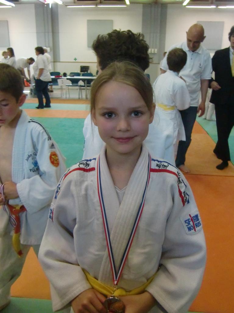 Médaille d'argent pour Justine