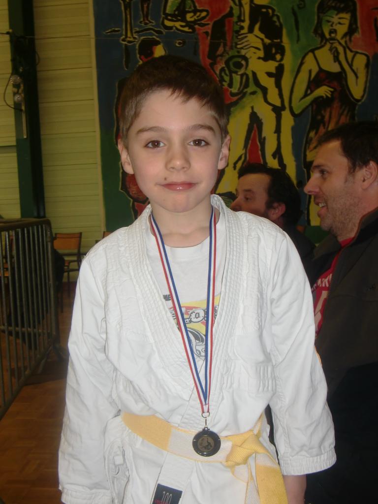 Poussins : Mael en Argent